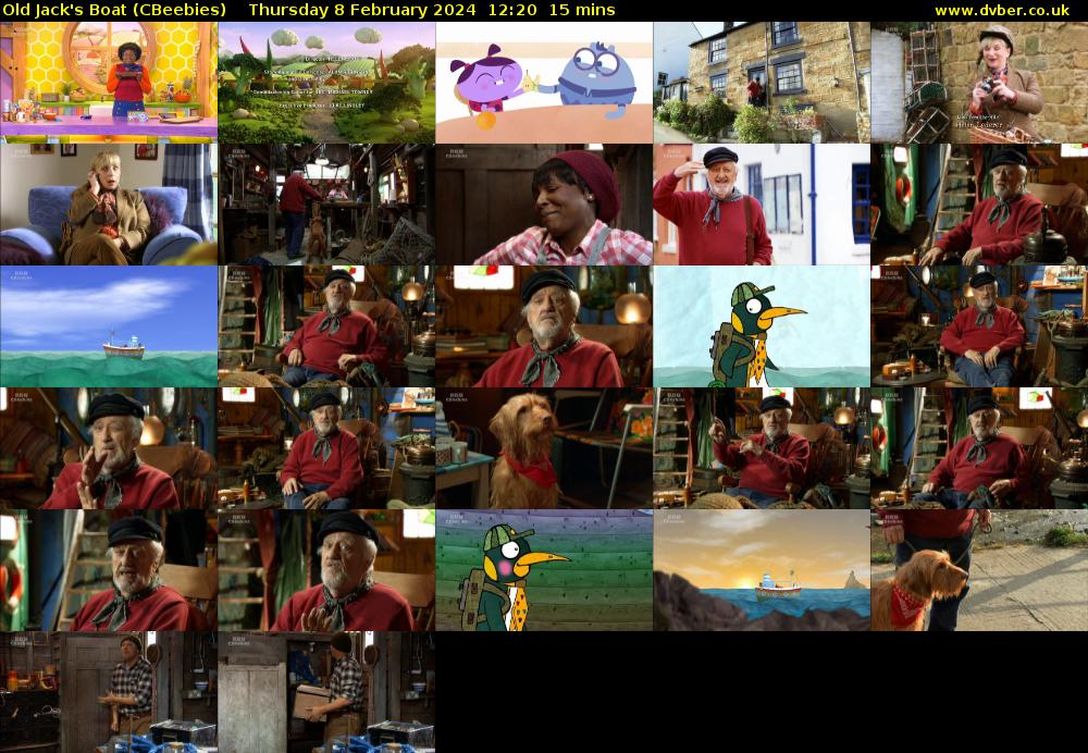Old Jack's Boat (CBeebies) Thursday 8 February 2024 12:20 - 12:35