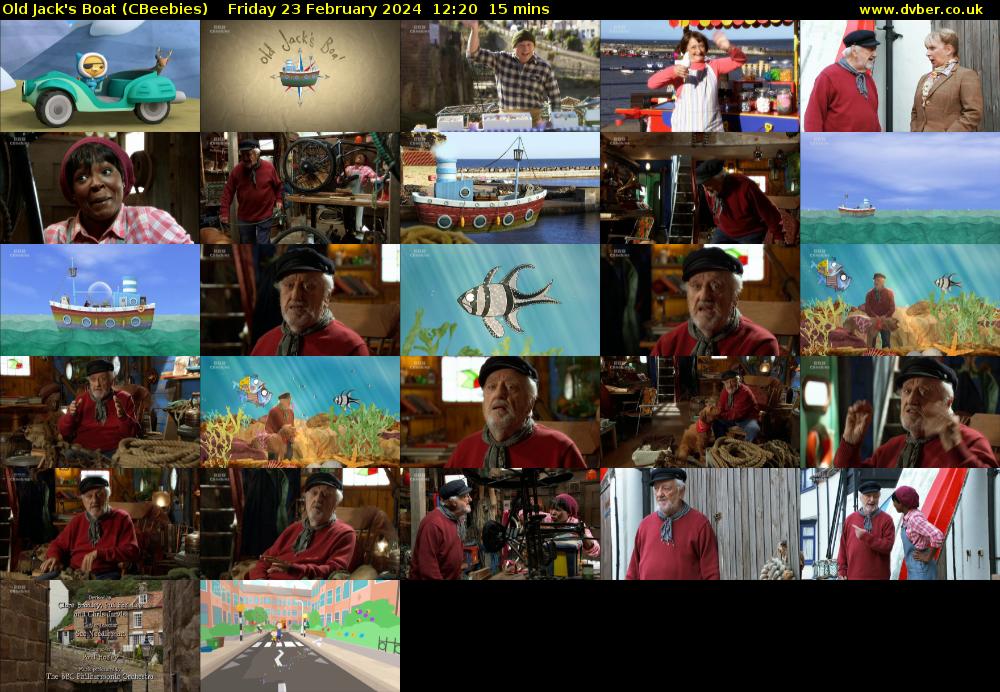 Old Jack's Boat (CBeebies) Friday 23 February 2024 12:20 - 12:35