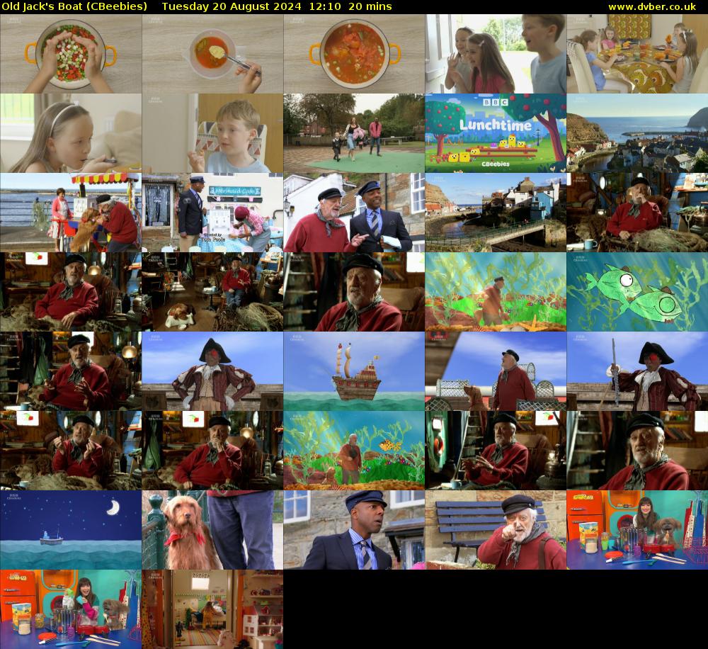 Old Jack's Boat (CBeebies) Tuesday 20 August 2024 12:10 - 12:30