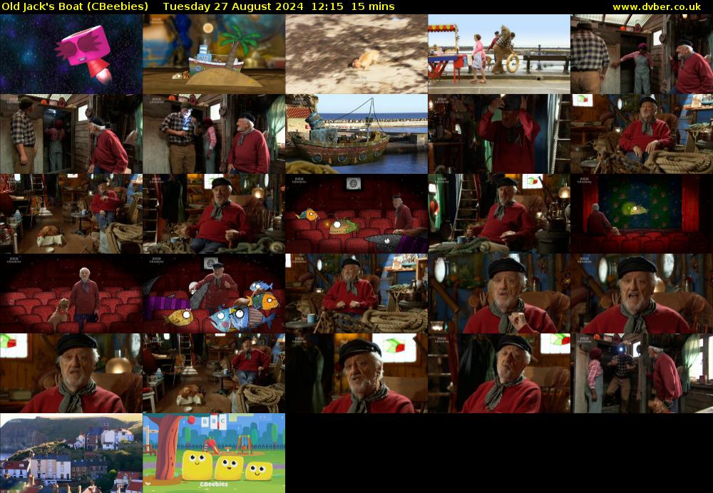 Old Jack's Boat (CBeebies) Tuesday 27 August 2024 12:15 - 12:30