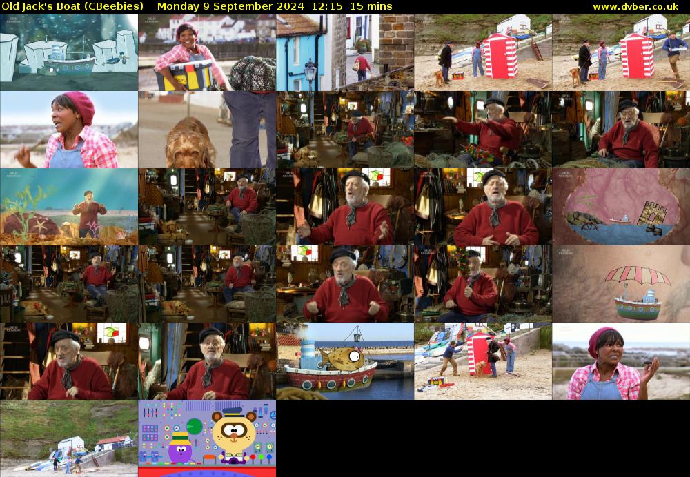 Old Jack's Boat (CBeebies) Monday 9 September 2024 12:15 - 12:30