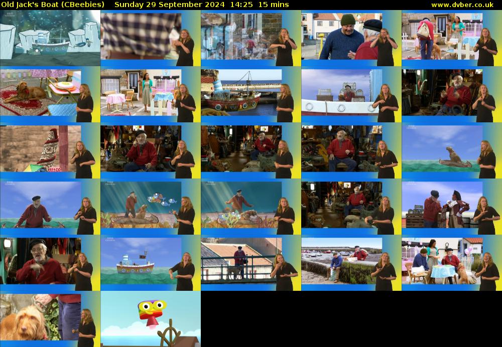 Old Jack's Boat (CBeebies) Sunday 29 September 2024 14:25 - 14:40