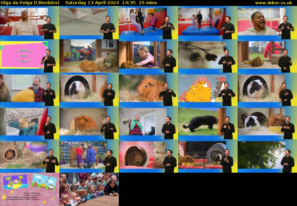 Olga da Polga (CBeebies) Saturday 13 April 2024 14:35 - 14:50