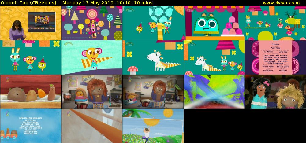 Olobob Top (CBeebies) Monday 13 May 2019 10:40 - 10:50