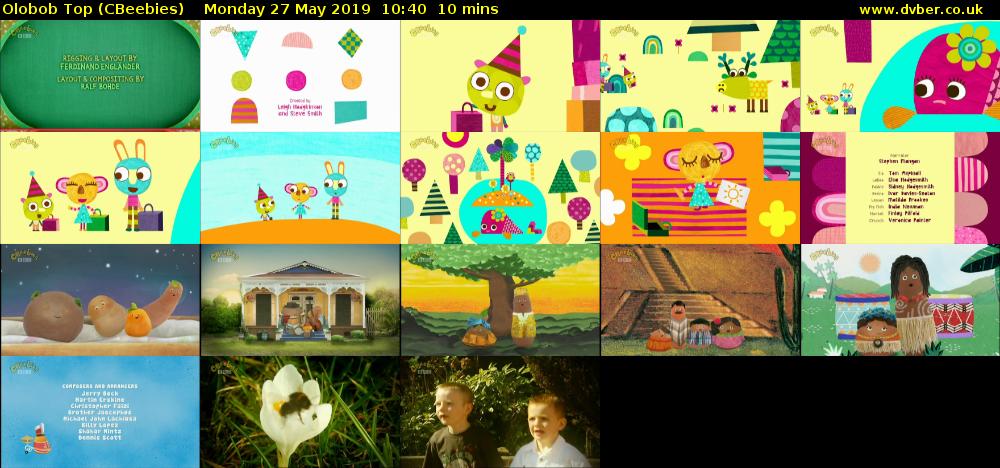 Olobob Top (CBeebies) Monday 27 May 2019 10:40 - 10:50