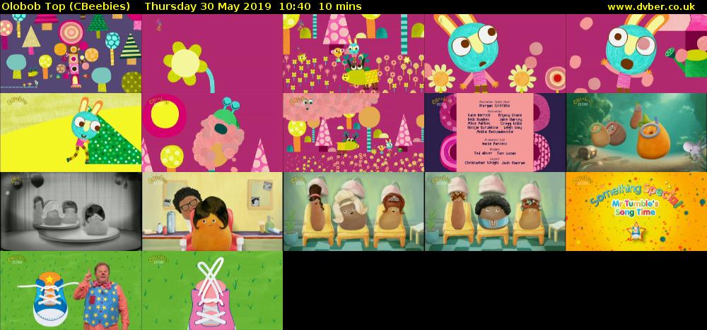 Olobob Top (CBeebies) Thursday 30 May 2019 10:40 - 10:50