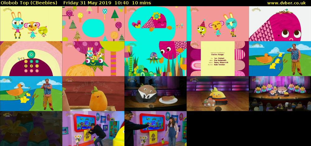 Olobob Top (CBeebies) Friday 31 May 2019 10:40 - 10:50