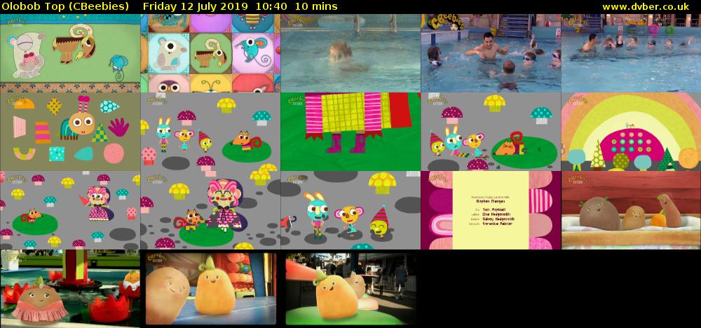 Olobob Top (CBeebies) Friday 12 July 2019 10:40 - 10:50