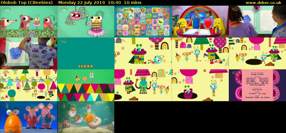 Olobob Top (CBeebies) Monday 22 July 2019 10:40 - 10:50