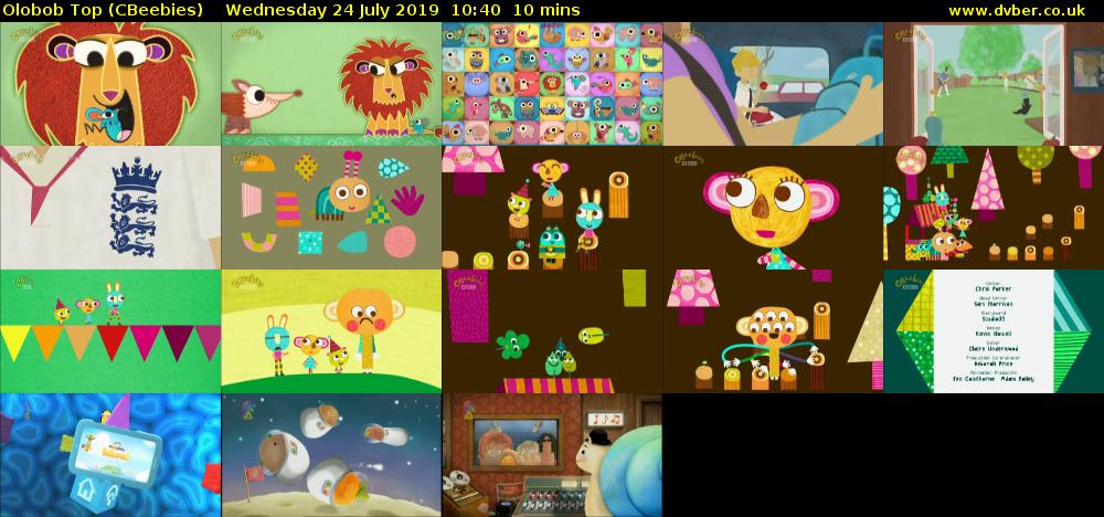 Olobob Top (CBeebies) Wednesday 24 July 2019 10:40 - 10:50