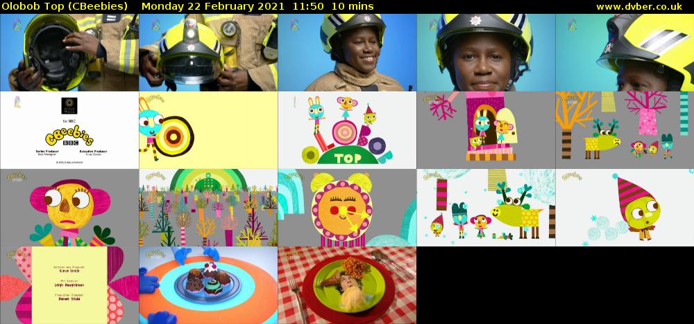 Olobob Top (CBeebies) Monday 22 February 2021 11:50 - 12:00