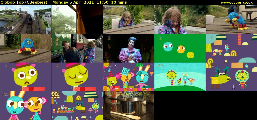 Olobob Top (CBeebies) Monday 5 April 2021 11:50 - 12:00