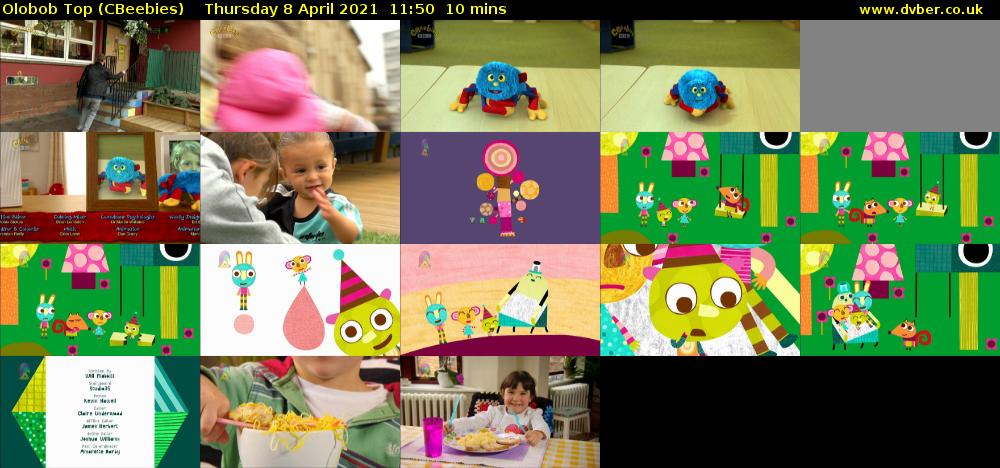 Olobob Top (CBeebies) Thursday 8 April 2021 11:50 - 12:00