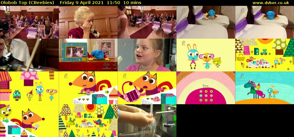 Olobob Top (CBeebies) Friday 9 April 2021 11:50 - 12:00