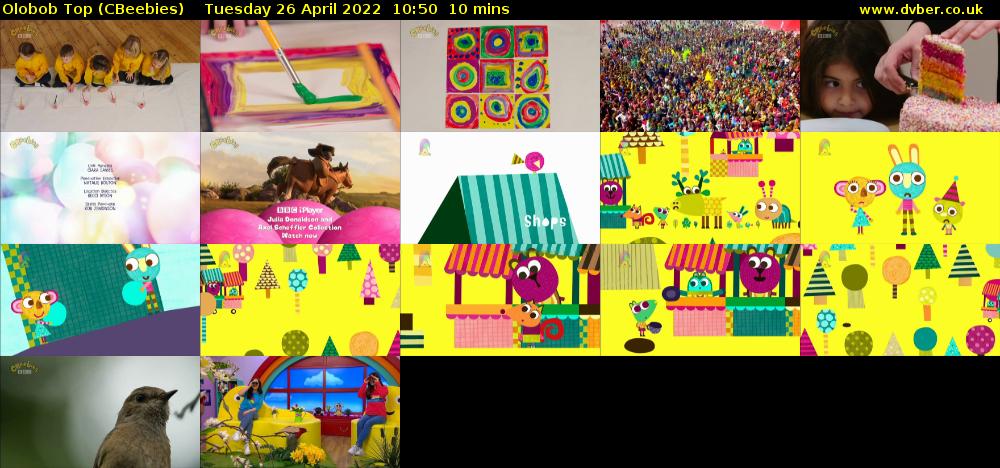 Olobob Top (CBeebies) Tuesday 26 April 2022 10:50 - 11:00