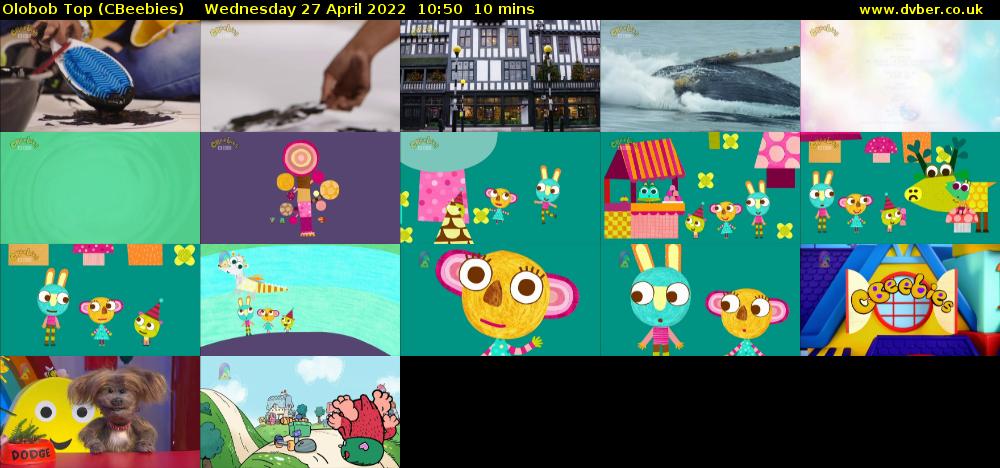 Olobob Top (CBeebies) Wednesday 27 April 2022 10:50 - 11:00