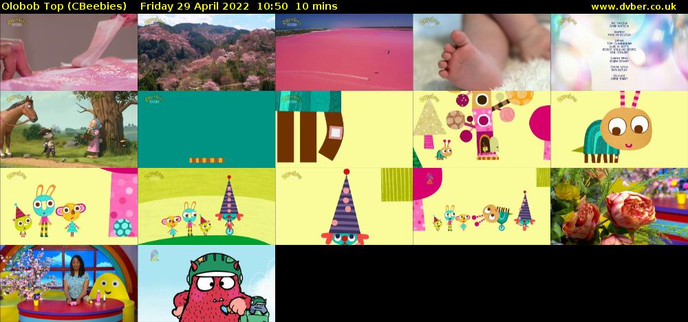Olobob Top (CBeebies) Friday 29 April 2022 10:50 - 11:00