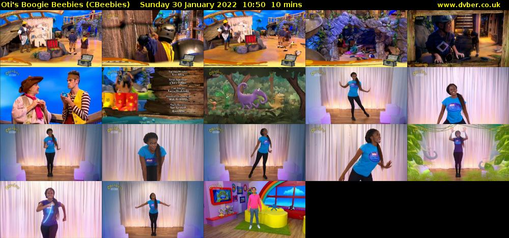 Oti's Boogie Beebies (CBeebies) Sunday 30 January 2022 10:50 - 11:00