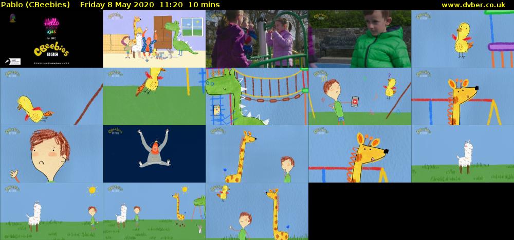 Pablo (CBeebies) Friday 8 May 2020 11:20 - 11:30