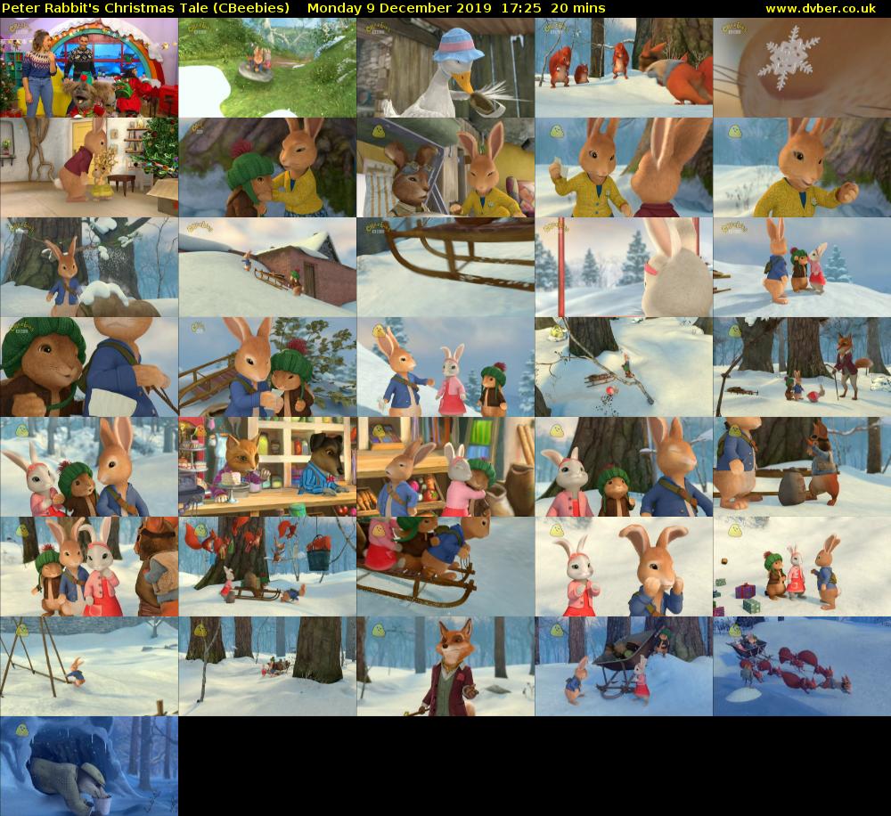 Peter Rabbit's Christmas Tale (CBeebies) Monday 9 December 2019 17:25 - 17:45