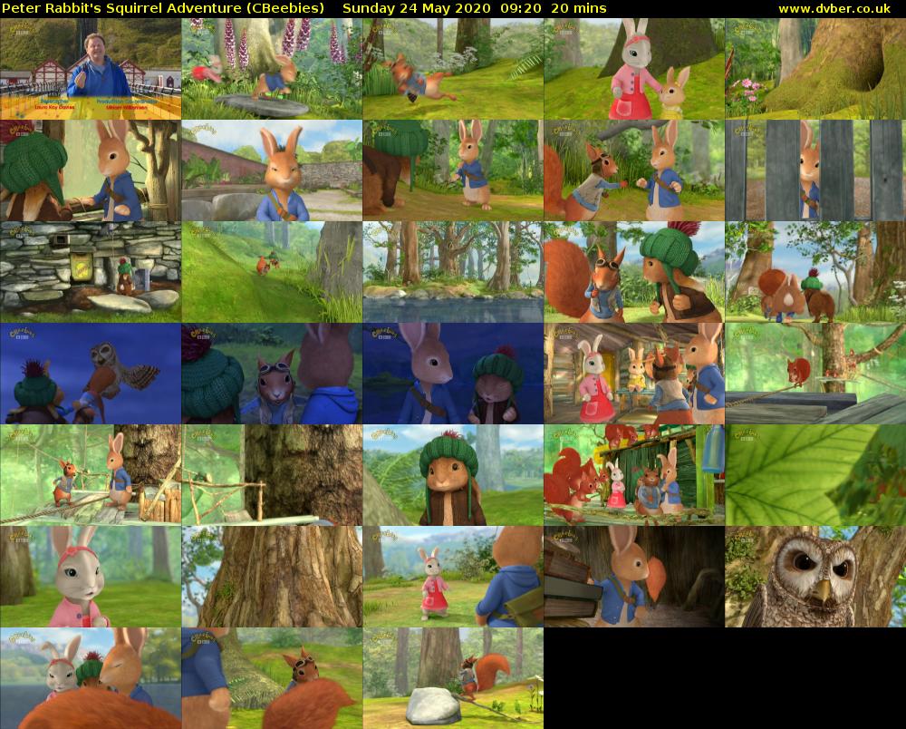 Peter Rabbit's Squirrel Adventure (CBeebies) Sunday 24 May 2020 09:20 - 09:40