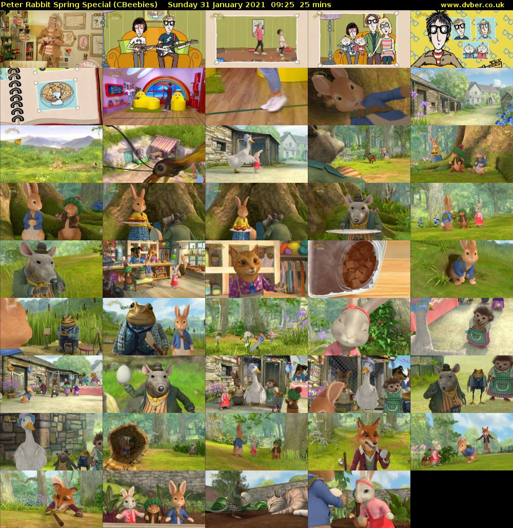 Peter Rabbit Spring Special (CBeebies) Sunday 31 January 2021 09:25 - 09:50
