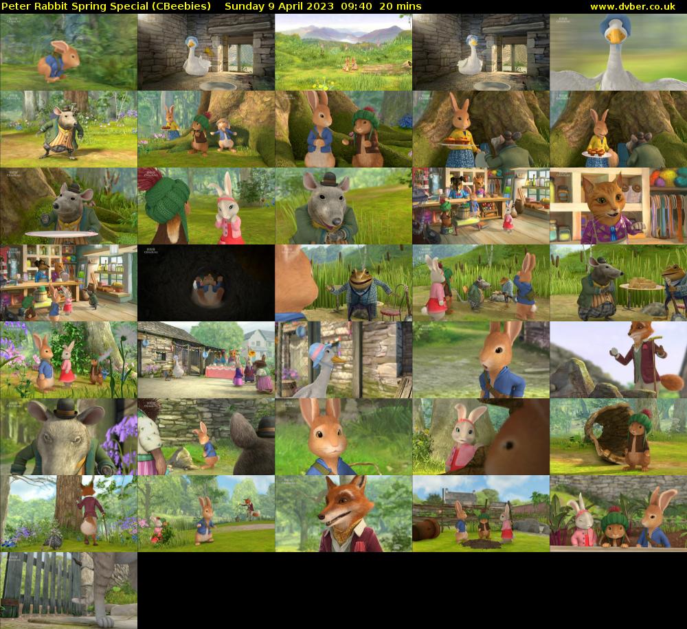 Peter Rabbit Spring Special (CBeebies) Sunday 9 April 2023 09:40 - 10:00