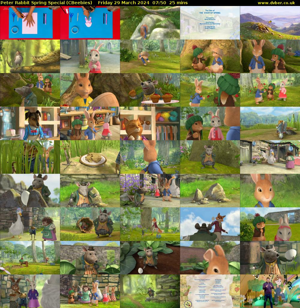 Peter Rabbit Spring Special (CBeebies) Friday 29 March 2024 07:50 - 08:15
