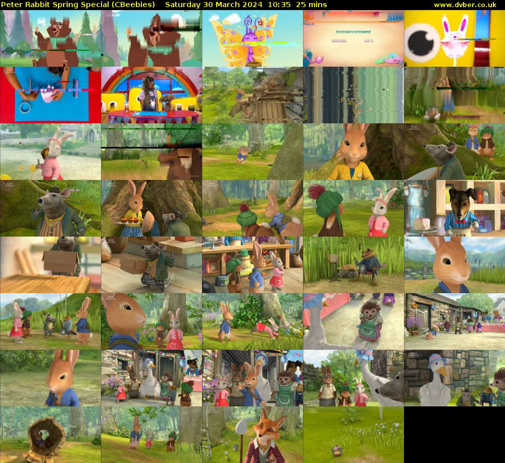 Peter Rabbit Spring Special (CBeebies) Saturday 30 March 2024 10:35 - 11:00