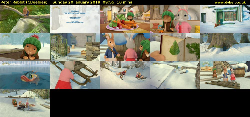 Peter Rabbit (CBeebies) Sunday 20 January 2019 09:55 - 10:05
