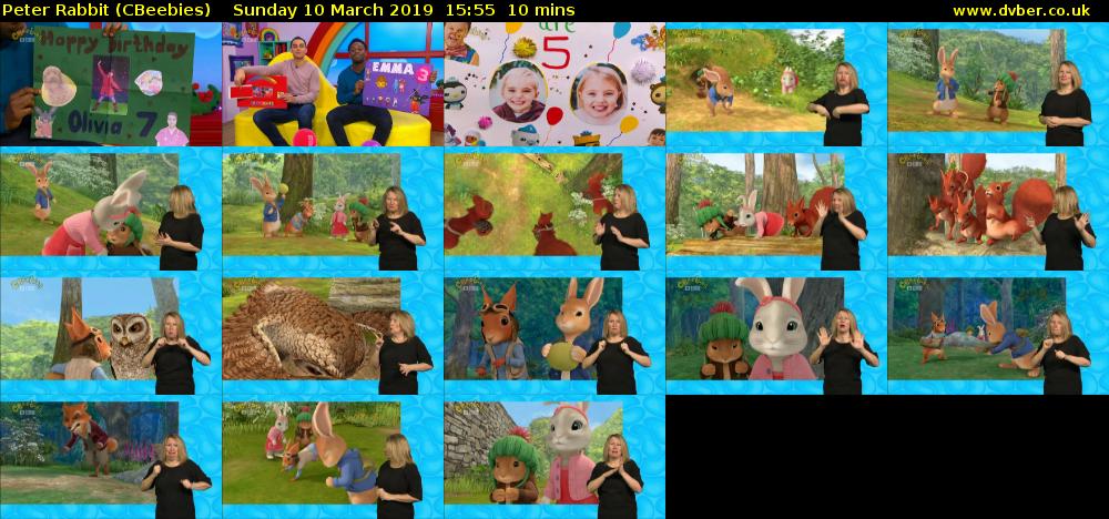 Peter Rabbit (CBeebies) Sunday 10 March 2019 15:55 - 16:05