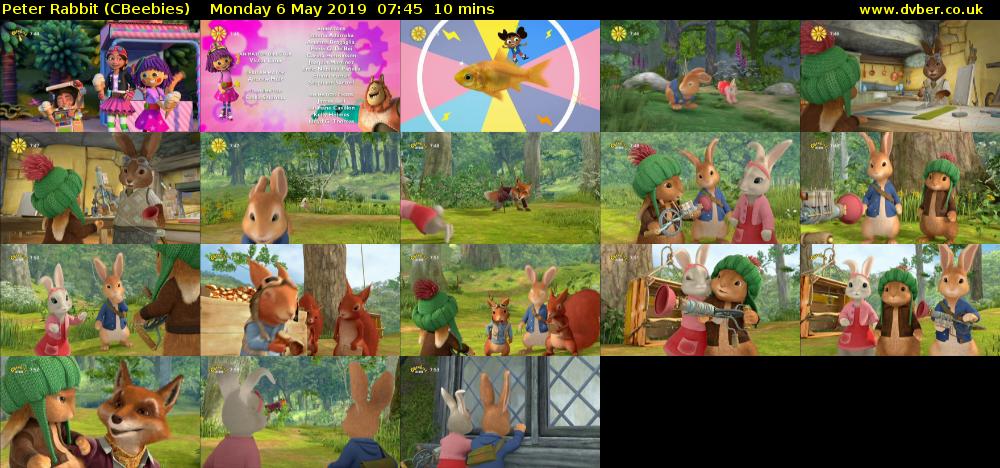 Peter Rabbit (CBeebies) Monday 6 May 2019 07:45 - 07:55