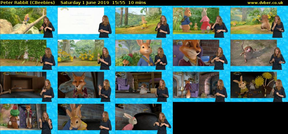 Peter Rabbit (CBeebies) Saturday 1 June 2019 15:55 - 16:05