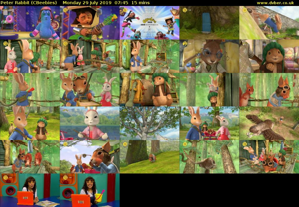 Peter Rabbit (CBeebies) Monday 29 July 2019 07:45 - 08:00