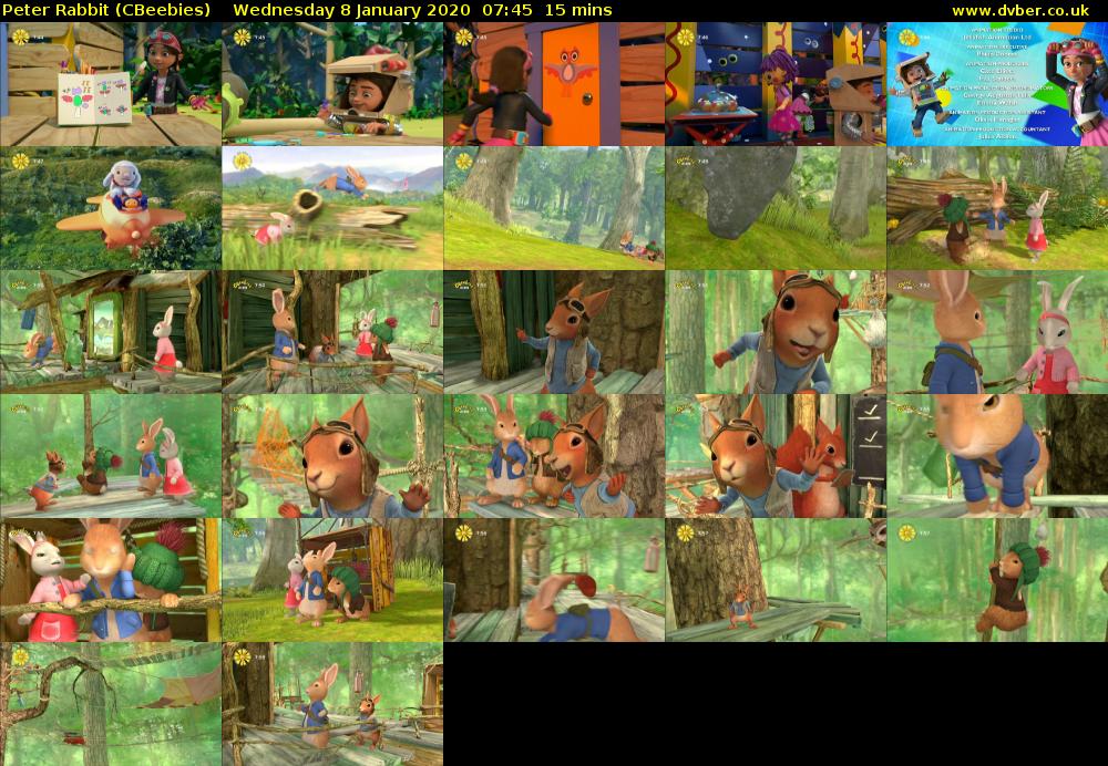 Peter Rabbit (CBeebies) Wednesday 8 January 2020 07:45 - 08:00