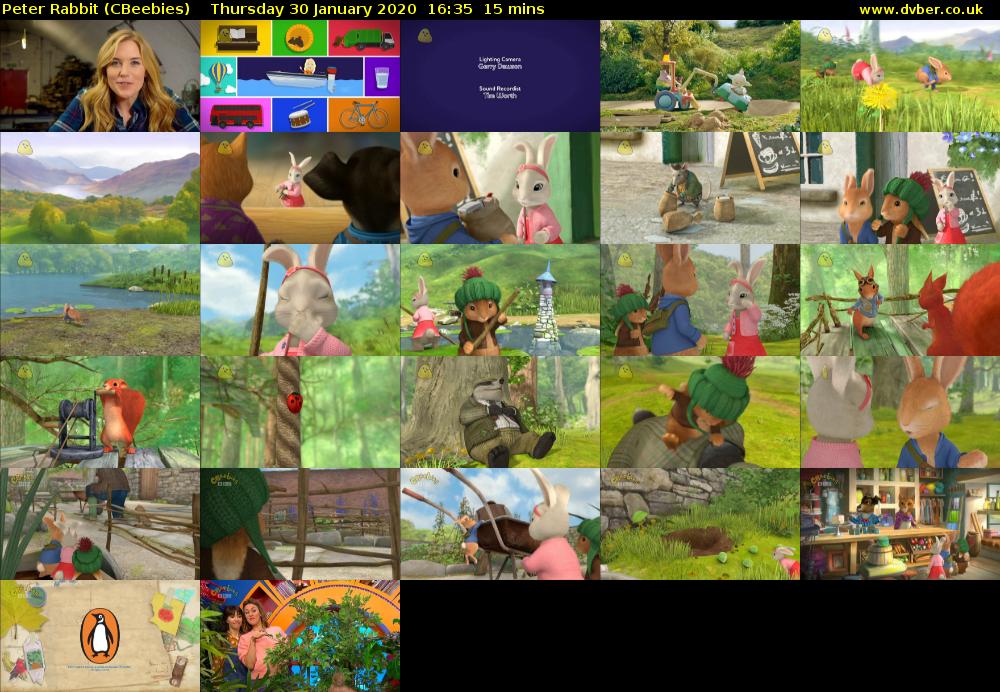 Peter Rabbit (CBeebies) Thursday 30 January 2020 16:35 - 16:50