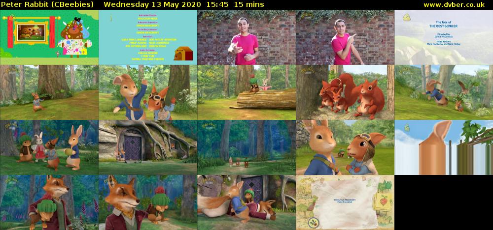 Peter Rabbit (CBeebies) Wednesday 13 May 2020 15:45 - 16:00