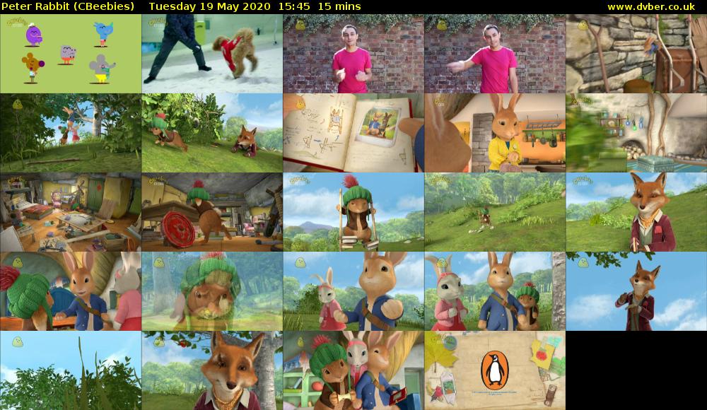 Peter Rabbit (CBeebies) Tuesday 19 May 2020 15:45 - 16:00
