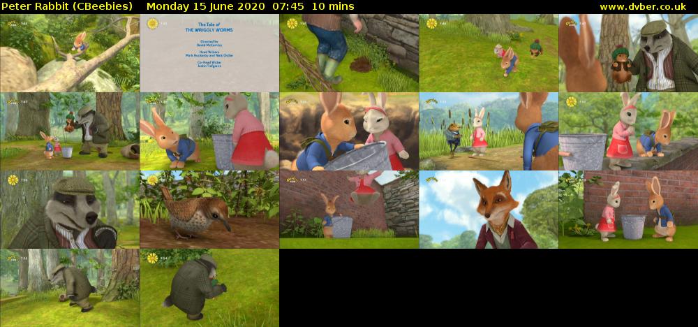 Peter Rabbit (CBeebies) Monday 15 June 2020 07:45 - 07:55