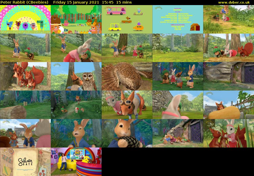 Peter Rabbit (CBeebies) Friday 15 January 2021 15:45 - 16:00