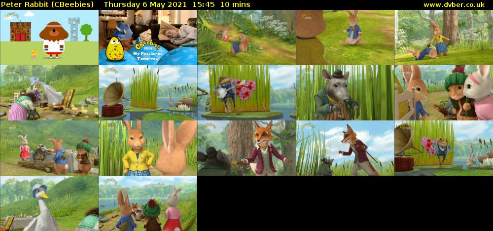 Peter Rabbit (CBeebies) Thursday 6 May 2021 15:45 - 15:55