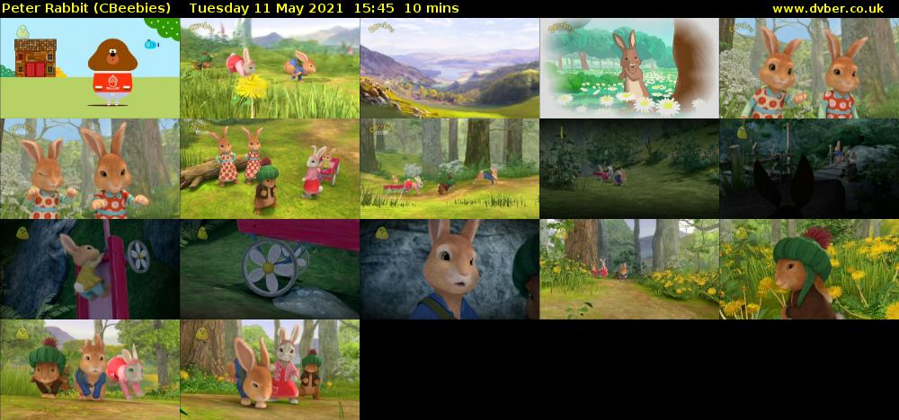Peter Rabbit (CBeebies) Tuesday 11 May 2021 15:45 - 15:55