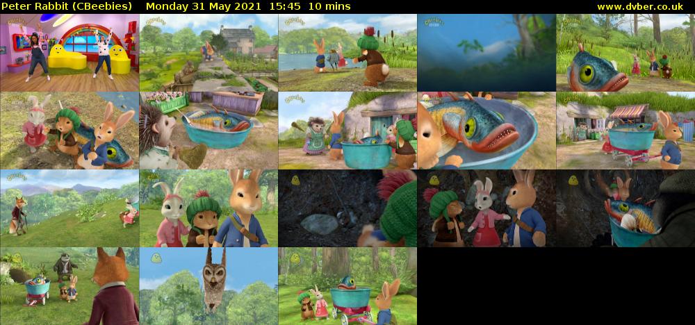 Peter Rabbit (CBeebies) Monday 31 May 2021 15:45 - 15:55