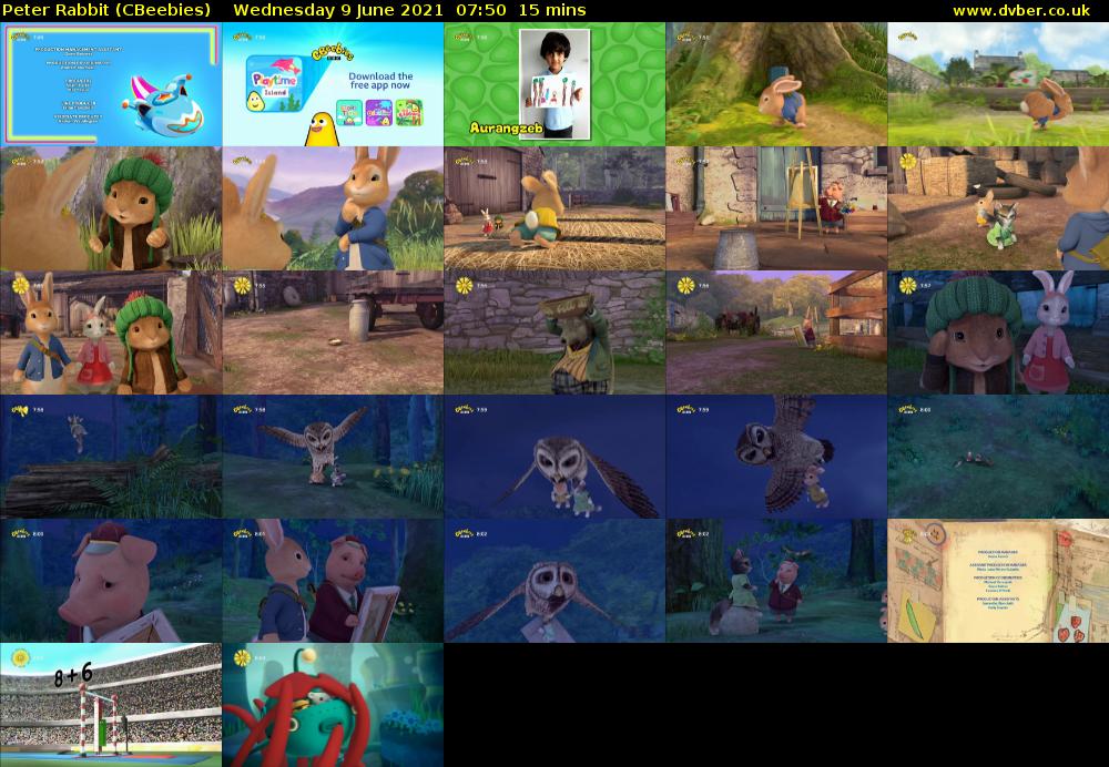 Peter Rabbit (CBeebies) Wednesday 9 June 2021 07:50 - 08:05