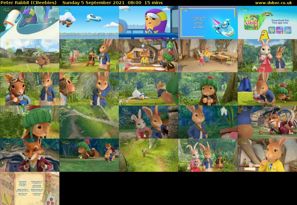 Peter Rabbit (CBeebies) Sunday 5 September 2021 08:00 - 08:15