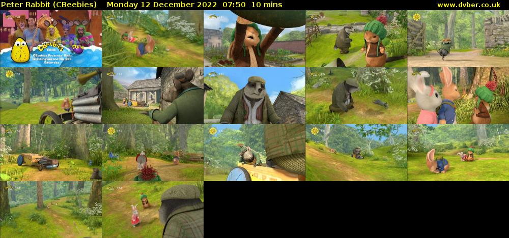 Peter Rabbit (CBeebies) Monday 12 December 2022 07:50 - 08:00