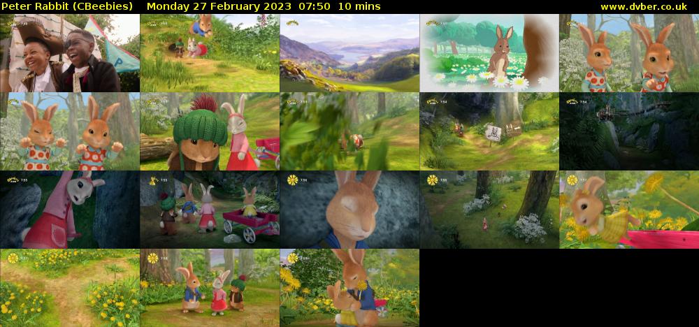 Peter Rabbit (CBeebies) Monday 27 February 2023 07:50 - 08:00