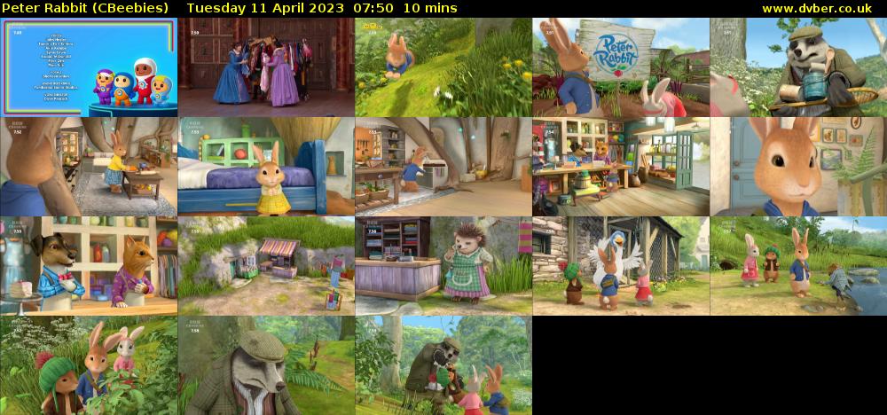 Peter Rabbit (CBeebies) Tuesday 11 April 2023 07:50 - 08:00