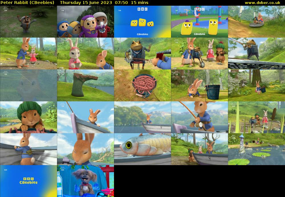Peter Rabbit (CBeebies) Thursday 15 June 2023 07:50 - 08:05
