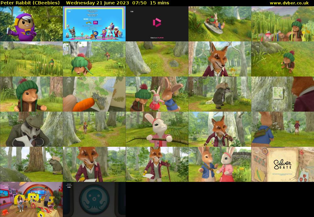 Peter Rabbit (CBeebies) Wednesday 21 June 2023 07:50 - 08:05
